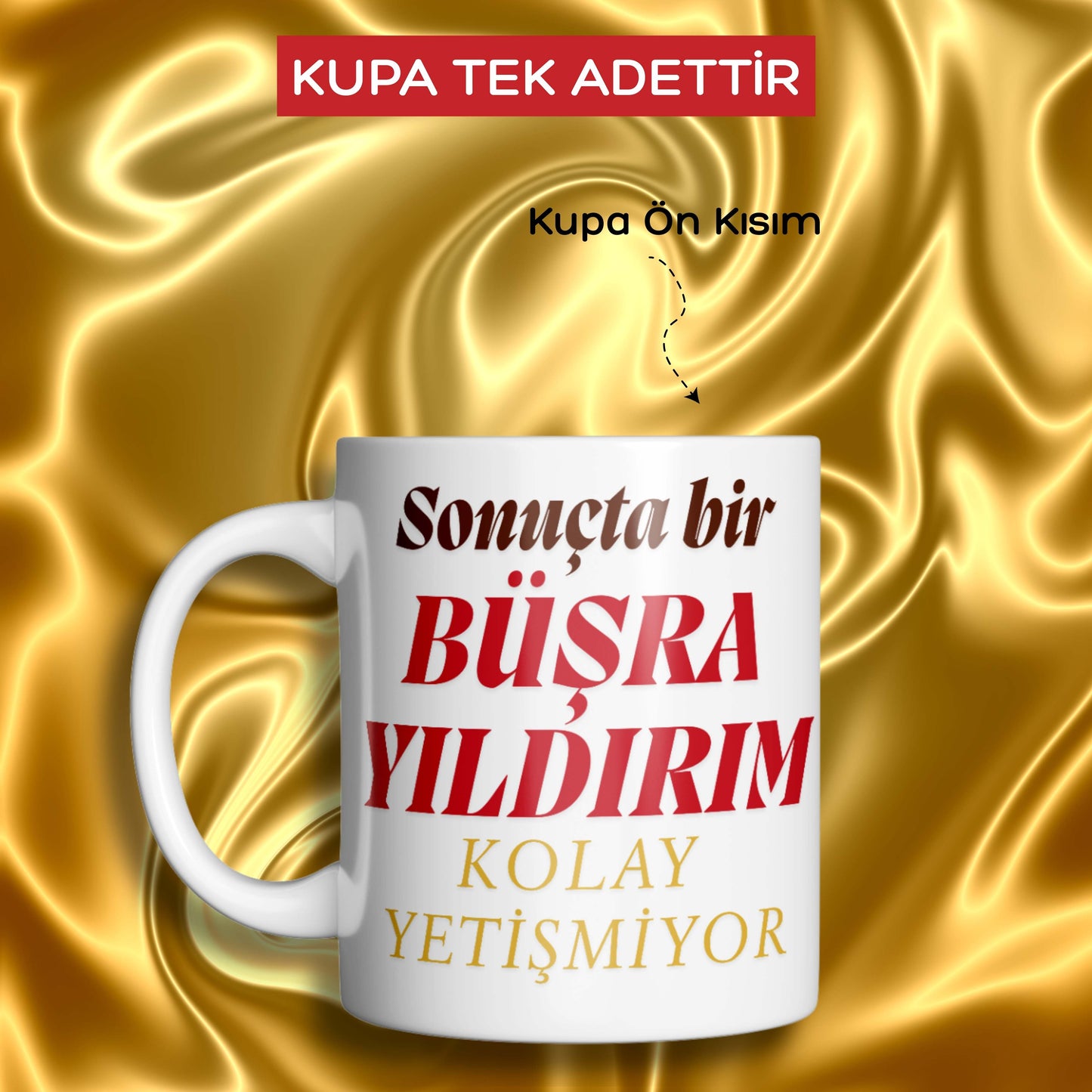 Sonuçta Bir Yazılı Tasarım Bardak